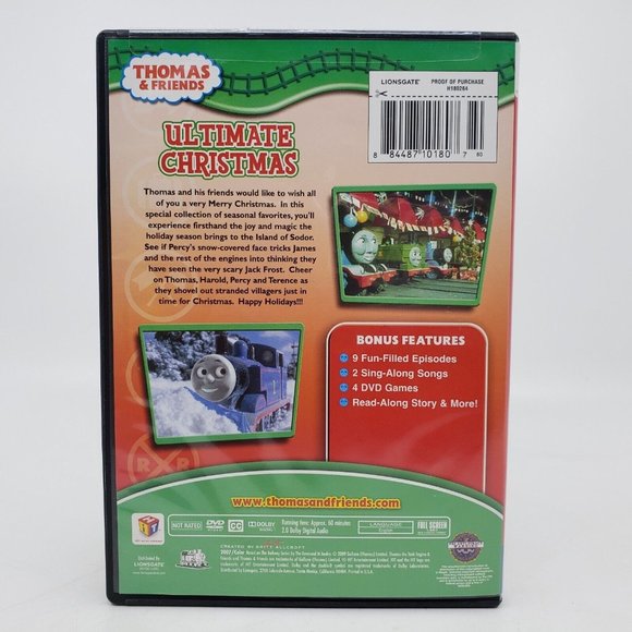 Thomas and Friends Ultimate Christmas DVD 9 Episodes w Bonus Features Limited Ed - Picture 3 of 6
